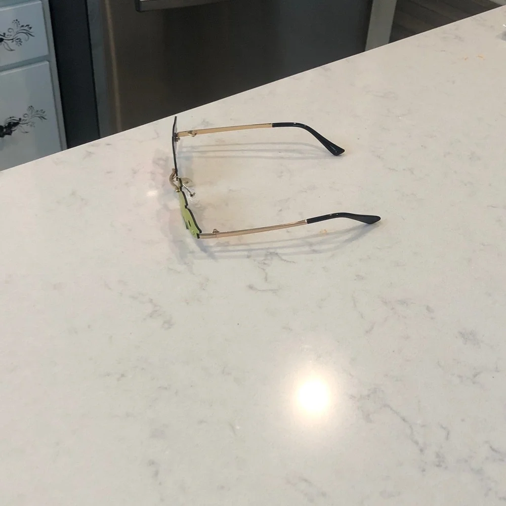 Source Unknown Red Flame Sunglasses